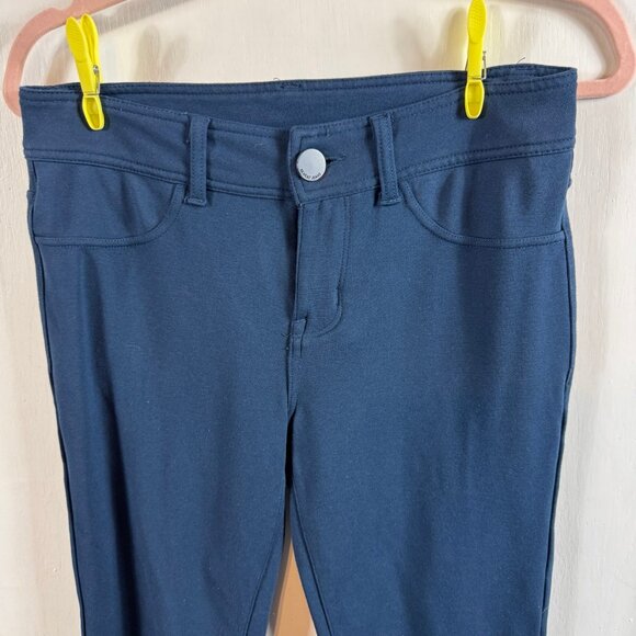 Seven7 Premium Navy Jeggings Size 4 Women’s Pull-On Skinny Pants Stretch Rayon - Picture 3 of 9